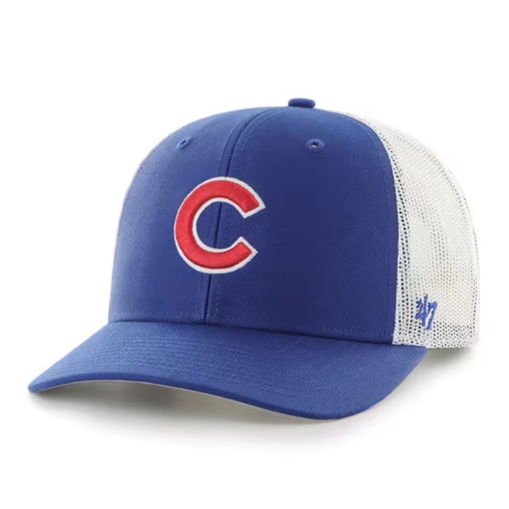 47 CHICAGO CUBS TRUCKER ADJUSTABLE HAT - BLUE